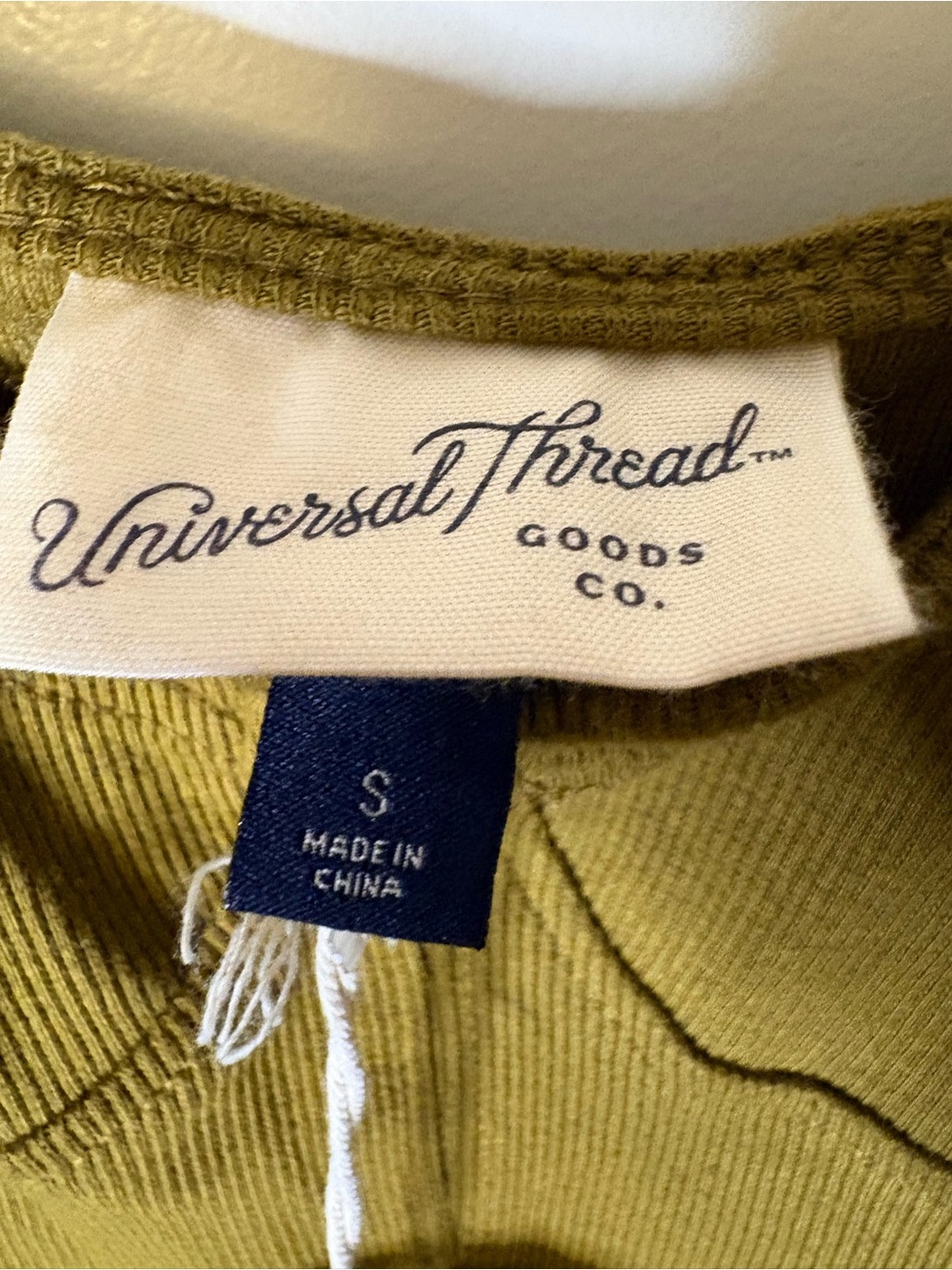 Universal Thread Ribbed Olive Knit Dress - Picture 5 of 6